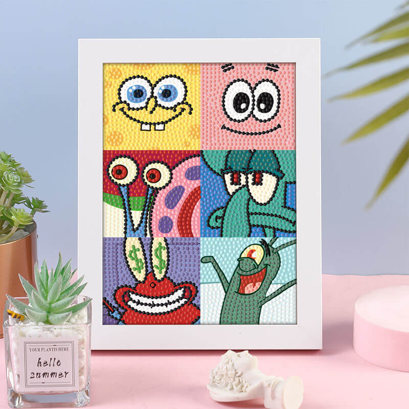 Cartoon Diamond Painting - SpongeBob SquarePants