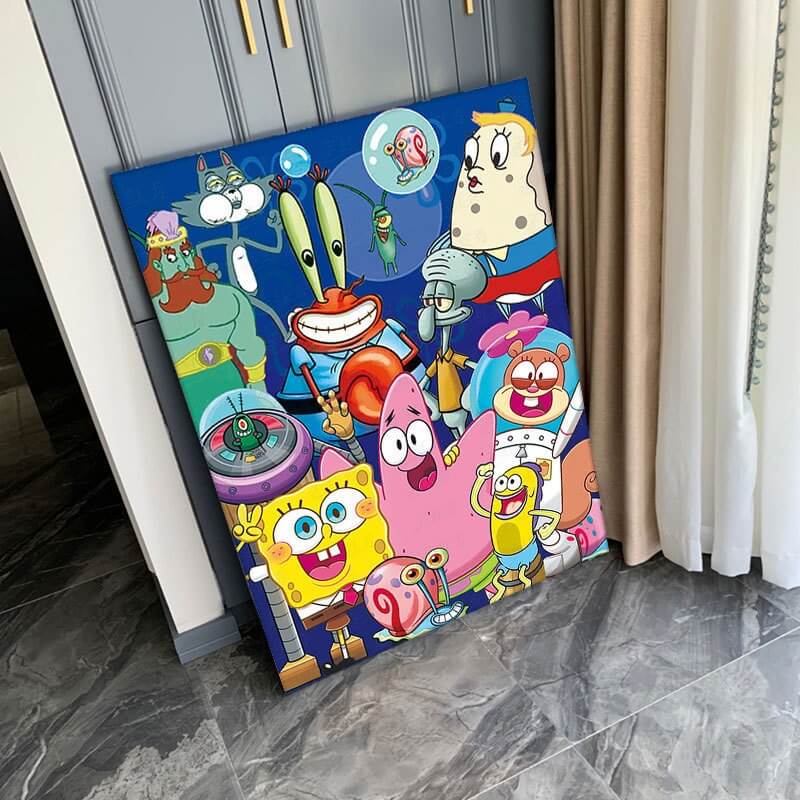 Spongebob and Friends Diamond Painting Kit