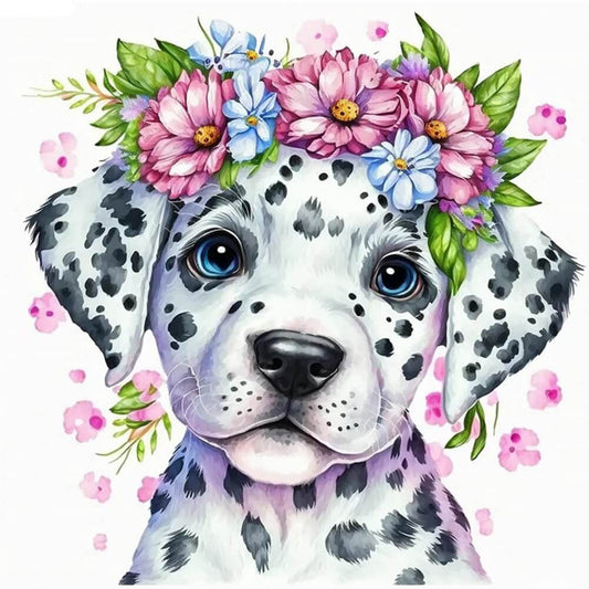Spotted Dog 5D DIY Diamond Painting Kit