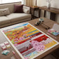 AB Square Drill Luxurious Polyester Cloth Diamond Painting Kits - Spring In The Forbidden City 70*90cm