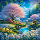 Spring Landscape 5D DIY Diamond Painting