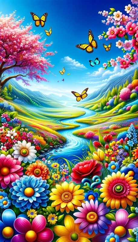 Spring View Diamond Painting