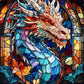 Stained Glass Dragon 5D DIY Diamond Painting