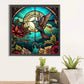 Stained Glass Bird Diamond Painting Kit