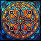 5D DIY Diamond Painting Kit - Full Round / Square - Datura Stained Glass