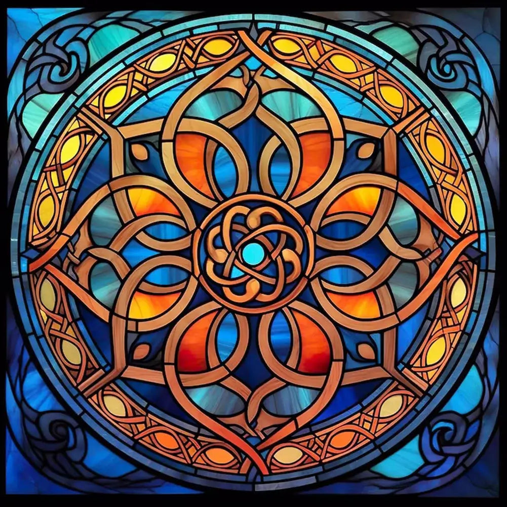 5D DIY Diamond Painting Kit - Full Round / Square - Datura Stained Glass