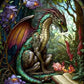 Stained Glass Dragon Diamond Painting Kit