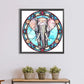 Stained Glass Elephant Diamond Painting 