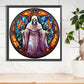 Stained Glass Skull Halloween diamond painting