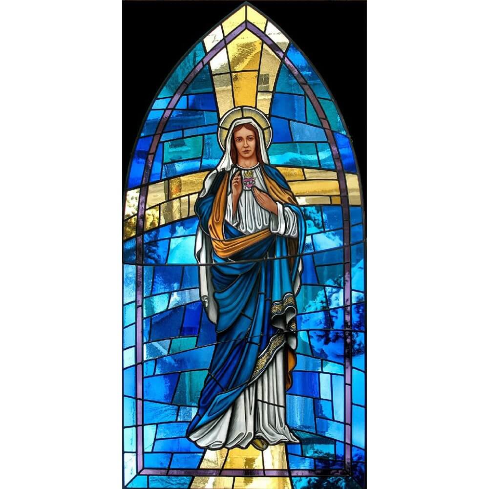 DIY Diamond Painting - Full Round / Square - Holy Mother (40*80cm)