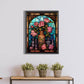Stained Glass Rose Vase Flower Diamond Painting kIT