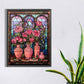 Stained Glass Rose Vase C Flower Diamond Painting