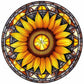 5D DIY Christmas Diamond Painting Kit - Full Round / Square - Stained Glass Sunflowe