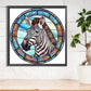 Stained Glass Zebra 5D DIY Diamond Painting