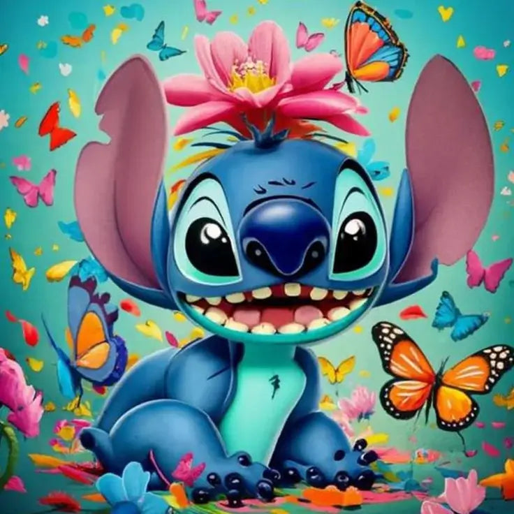 Stitch Cartoon Animation Diamond Painting Kit 