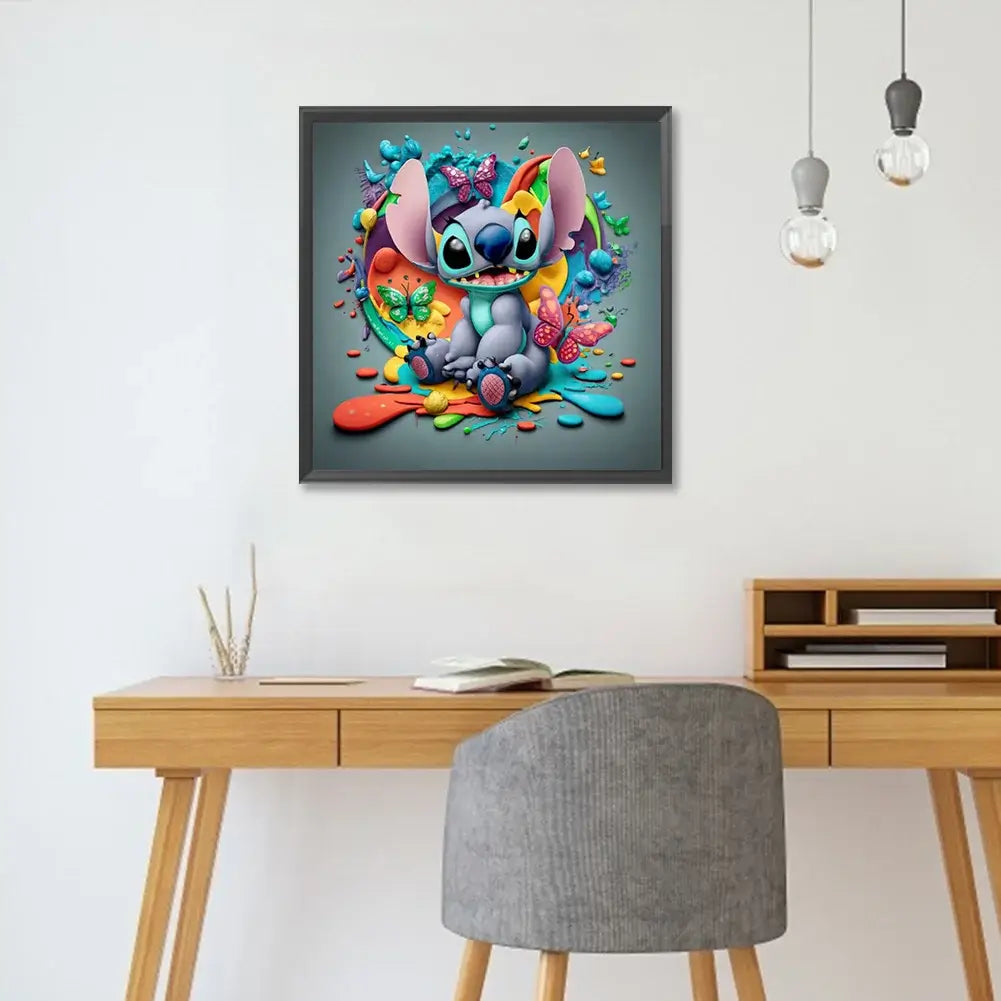 Stitch Butterfly A 5D DIY Diamond Painting Kit