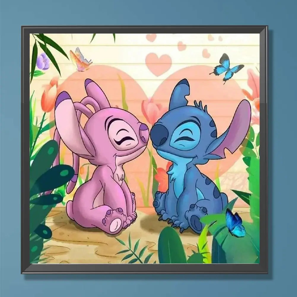 stitch fall in love diamond art