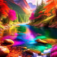 Stream View Diamond Painting
