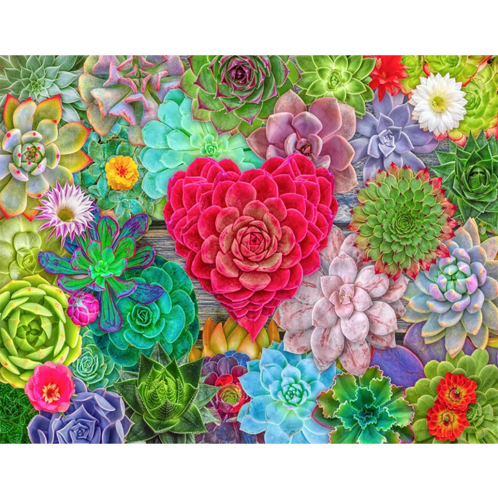 succulents diamond art
