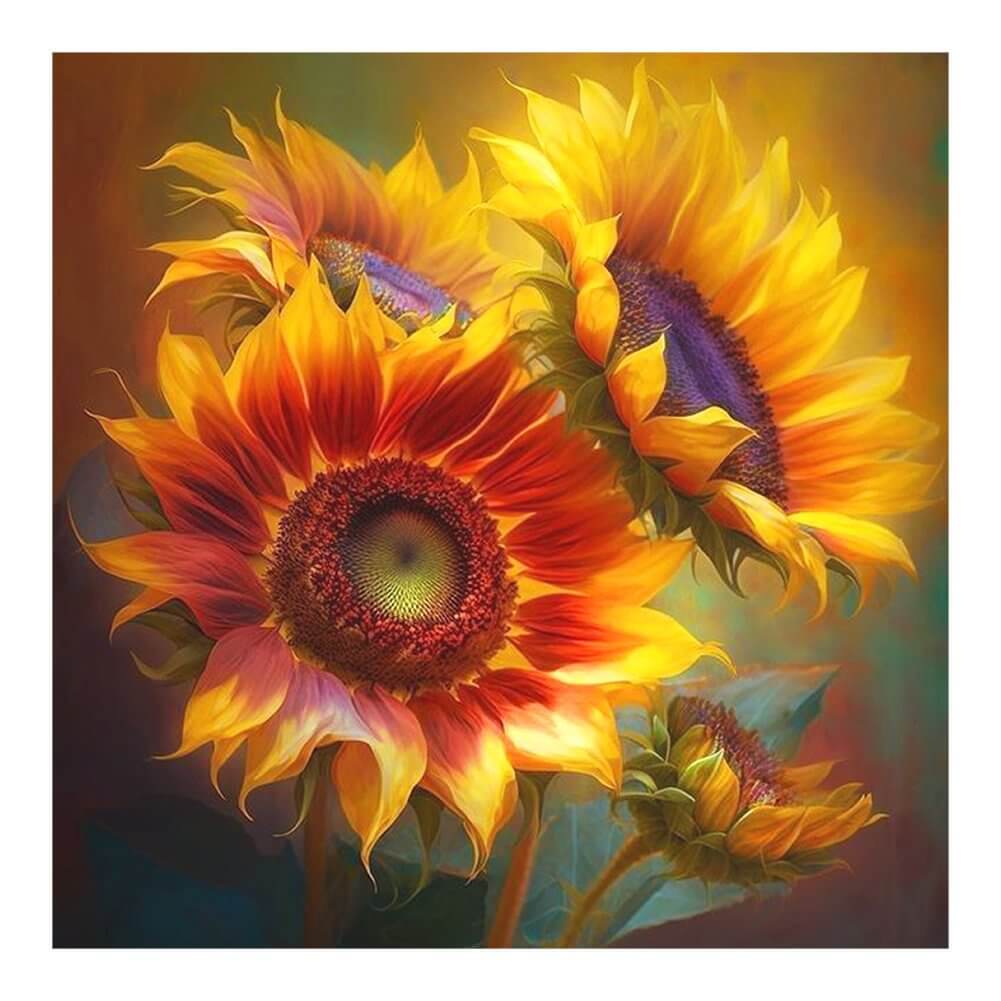 5D DIY Halloween Diamond Painting Kit - Full Round / Square - Dreamlike Sunflower
