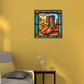 Sunflower Boots Stained Glass Diamond Art