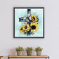 Sunflower Butterfly Cross 5D DIY Diamond Painting Kit