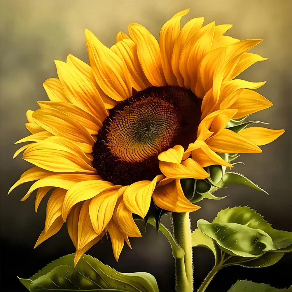 5D DIY One Sunflower Diamond Painting