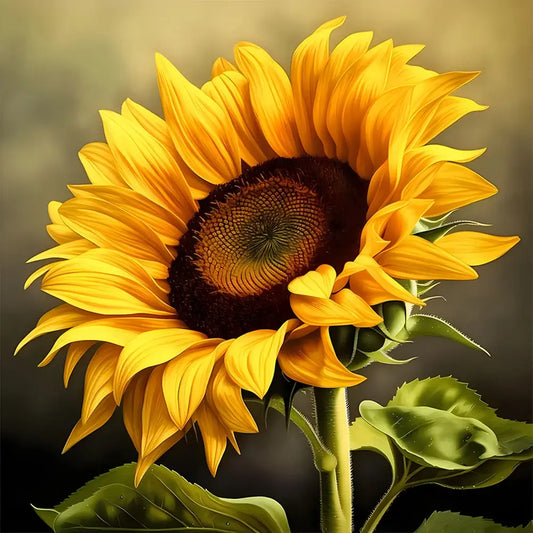 5D DIY One Sunflower Diamond Painting