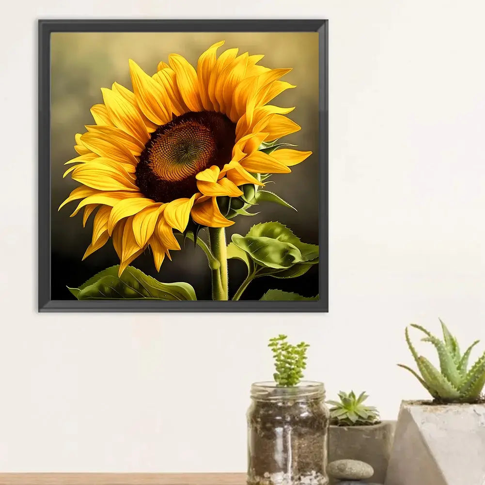 5D DIY One Sunflower Diamond Painting Kit