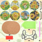 Sunflower Diamond Painting Coasters with Holder