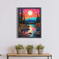 sunset view diamond painting kit