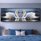 swan couple 5d part ab drill diamond painting kit 