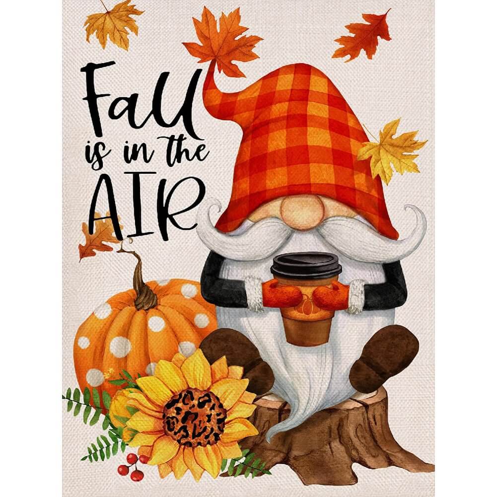 Diamond Painting - Full Round / Square - Thanksgiving Harvest Gnome
