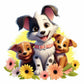 Three Dogs 5D DIY Diamond Painting
