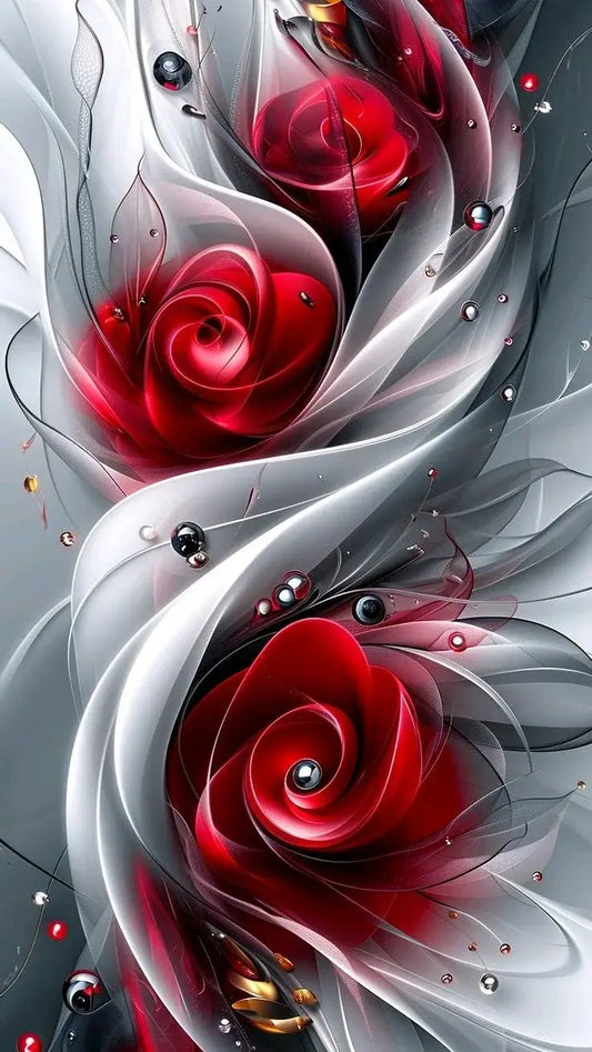 Three Roses Diamond Painting