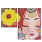 tibetan girl ful drill diamond painting details