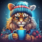 5D DIY Diamond Painting Kit - Full Round / Square - Cartoon Tiger
