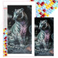 Big Size Diamond Painting - Full Square Drill - Tiger (40*80cm)