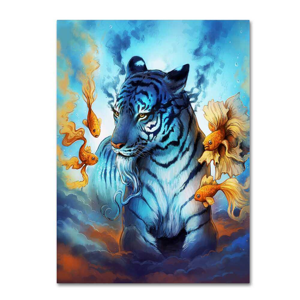 tiger fish 5d diamond painting kit