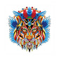 tiger luminous diamond painting kit