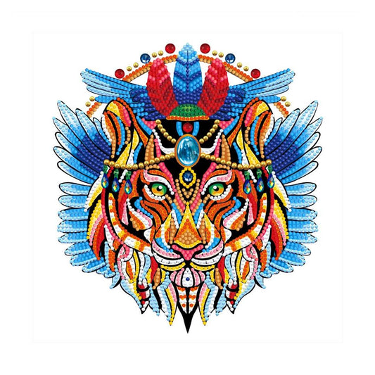 tiger luminous diamond painting kit