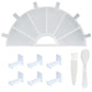 9pcs DIY Diamond Painting Tools transparent Beads Storage Tray Kit
