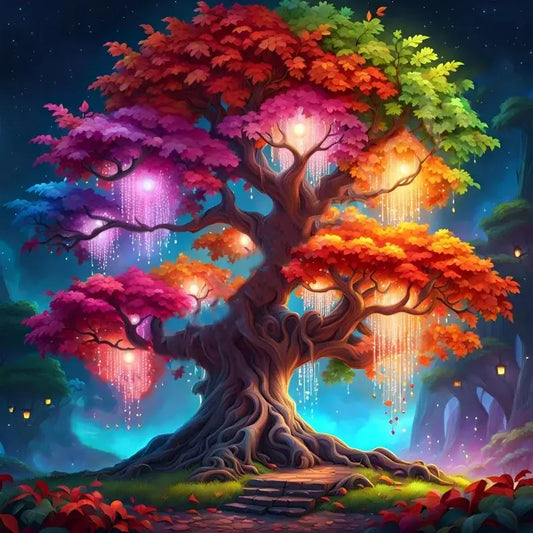 Colorful Tree 5D DIY Diamond Painting