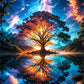 Tree Reflection Diamond Painting