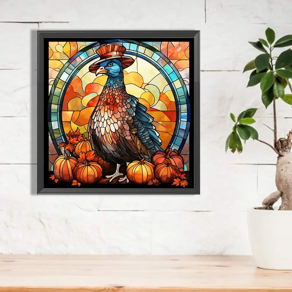 turkey pumpkin diamond art