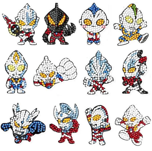 ultraman diamond painting stickers kit