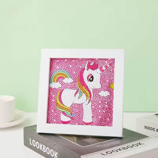 Unicorn Crystal Rhinestone Diamond Painting Kits With/ Without Frame