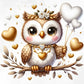 Owl Love 5D DIY Diamond Painting