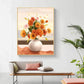 vase of rose 5d diamond painting kit