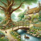 Village Scenery Diamond Painting